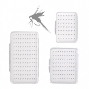 Leo Fly Fishing Box Vékony Habbetétes Horgászhorog Tok Fish Lure Box