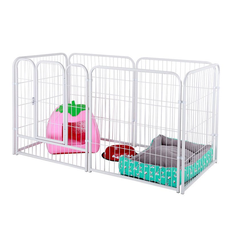 Összecsukható Kisállat Kutya Járóka Sátor Láda Kiskutya Gyakorlat Macska Ketrec Vízálló Kültéri Egyajtós Hálós Árnyékoló Fedél Fészek Kennel