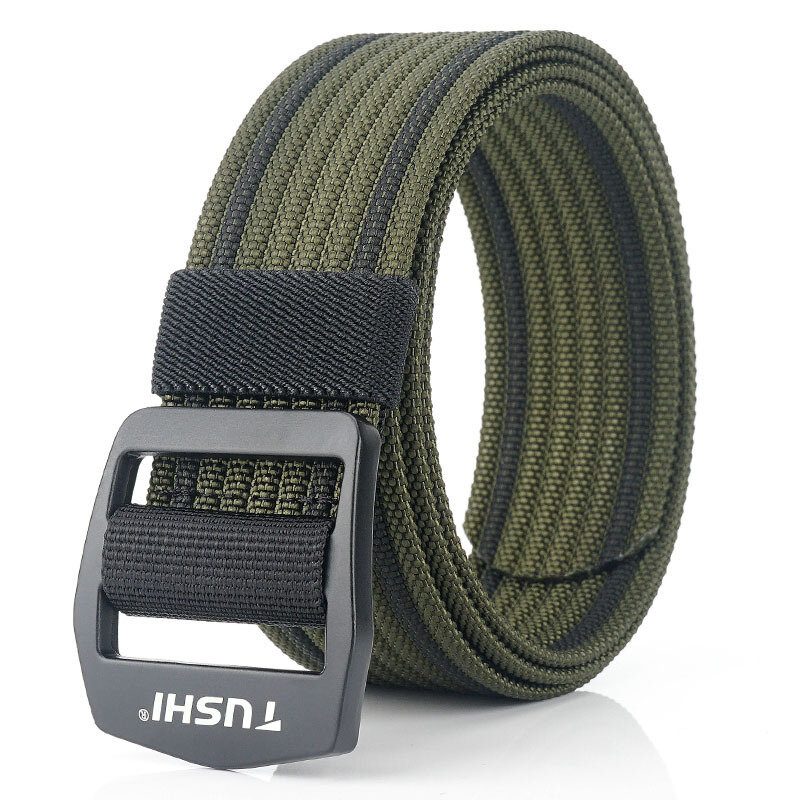 Tushi R120 Katonai Taktikai Övek Biztonsági Rugalmas Szövésű Vastag Nylon Deréköv