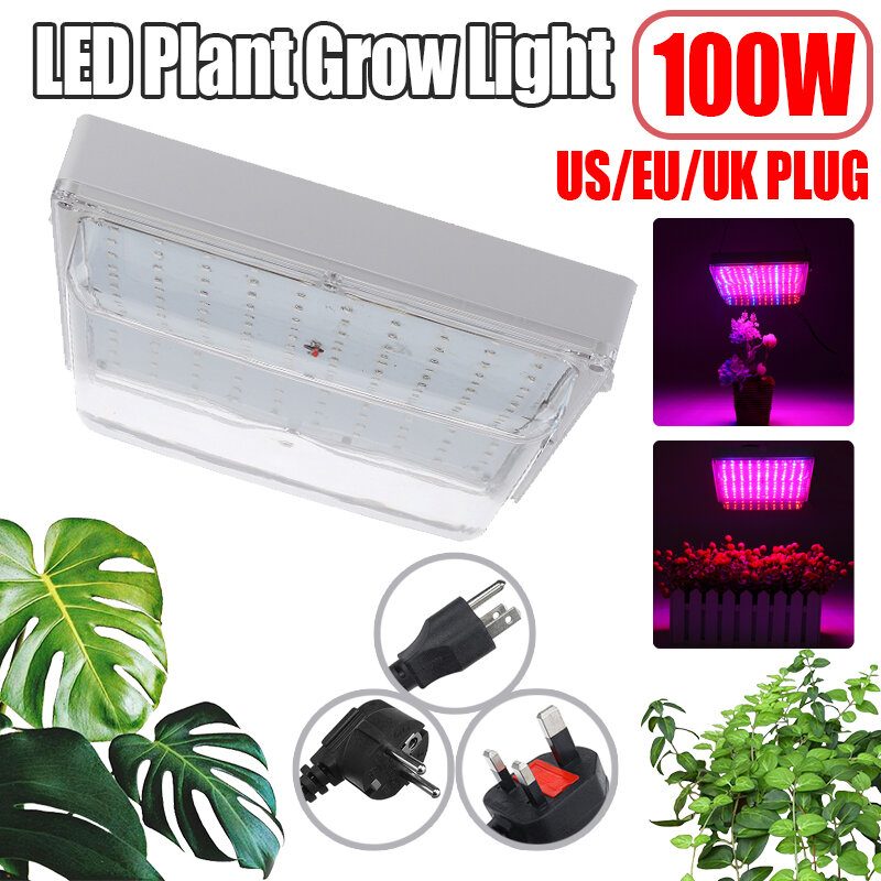 100 W Led Üvegházhatású Kerti Hidroponikus Növénytermesztési Fény Teljes Spektrumú Fénypanel
