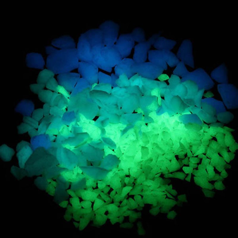 1000g Mesterségesen Izzó Törmelék Kerti Ösvény Virágcserep Dekor Táj Noctilucent Kövek
