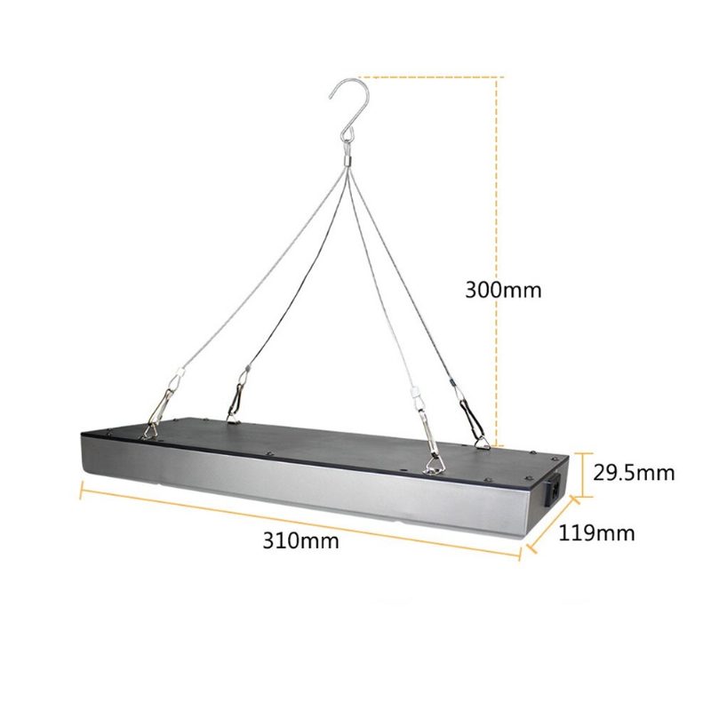12w 2835 Smd 75leds Növekvő Fényű Teljes Spektrumú Fitolámpa Növényekhez Ac85-265v Zöldségpalántához Eu/us Csatlakozóval