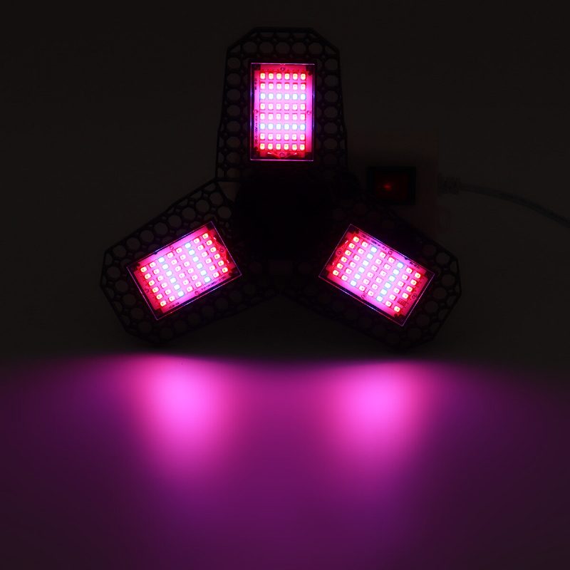 144 Led Grow Lights Panel Teljes Spektrumú E27 Led Növénynövekedési Üvegházi Lámpa