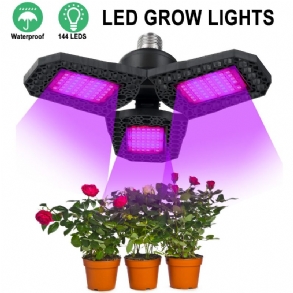 144 Led Grow Lights Panel Teljes Spektrumú E27 Led Növénynövekedési Üvegházi Lámpa