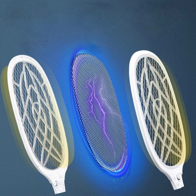 2 Az 1-ben 6/10 Led-es Szúnyogölő Lámpa 3000v Elektromos Szúnyogcsapó Usb Újratölthető Rovarszúnyogriasztó Csapda
