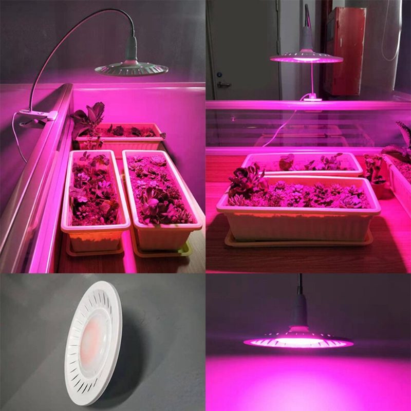 2 Db 40w E27 Led Grow Izzó Teljes Spektrumú Növényi Zöldség Virág Vető Lámpa Ac220v