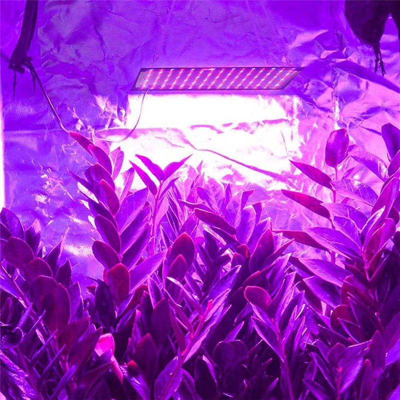 225 Led Grow Light Lámpa Teljes Spektrumú Ultravékony Panel Beltéri Növényi Zöldségvirág