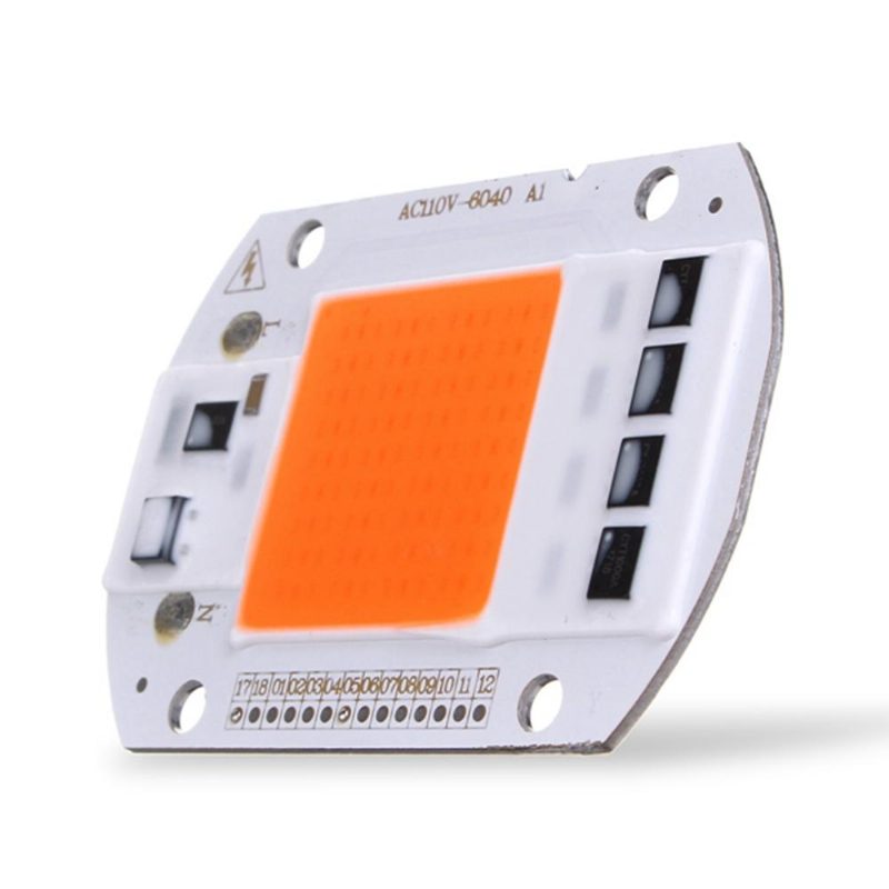 50 W Teljes Spektrumú Led Cob Chip Növénytermesztő Lámpa Ac220/110v