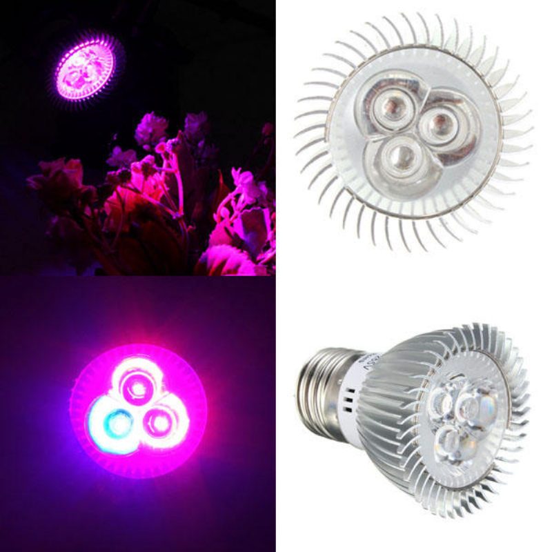 6w E27 Piros + Kék Led Növénytermesztő Fény Lámpa Virág Hidroponikus Gömb Izzó 85-265v
