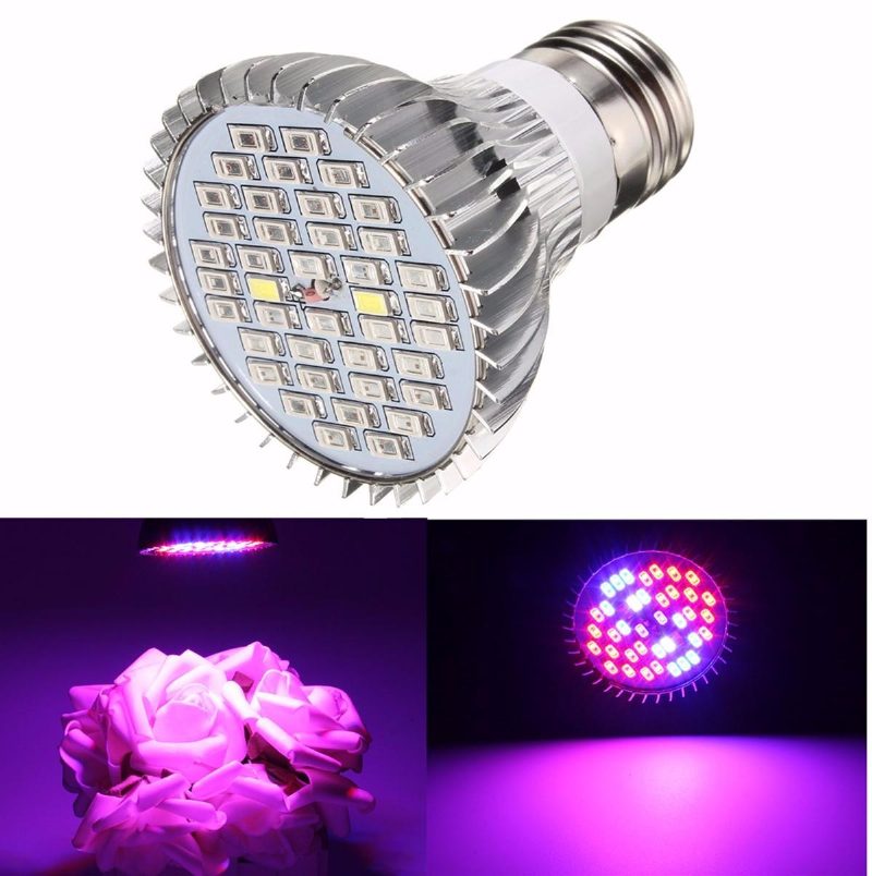 E27 15w Led-es Növényi Lámpa 85-265v 800-1200lm
