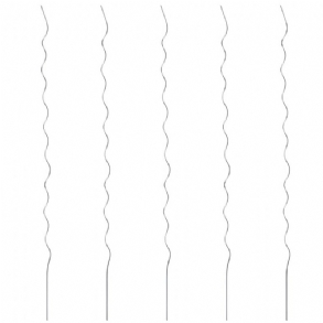 Plantenstok Spiraal 110 cm Gegalvaniseerd Staal 5 St