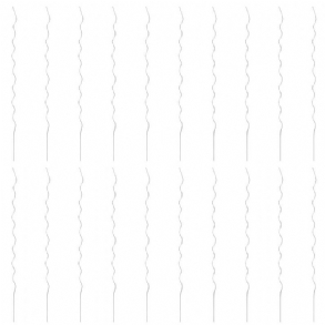 Plantenstok Spiraal 170 cm Gegalvaniseerd Staal 20 St