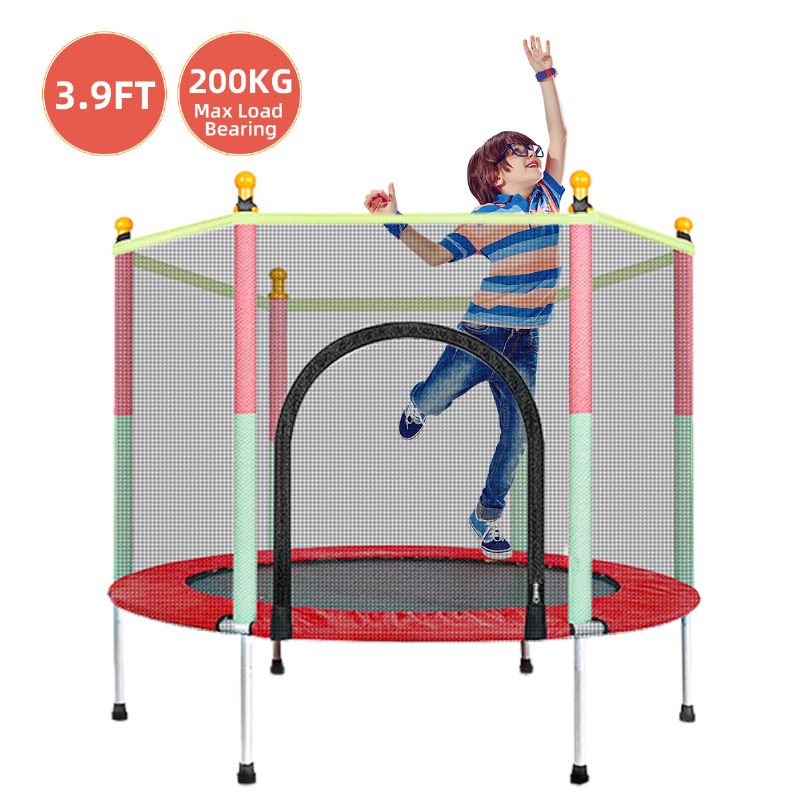 \u3010eu Direct\u3011round Home Beltéri Trambulin Gyerek Játszik Ugróágyon Gyerekek Felnőtt Fitnesz Edzőeszközök Kerékpárna
