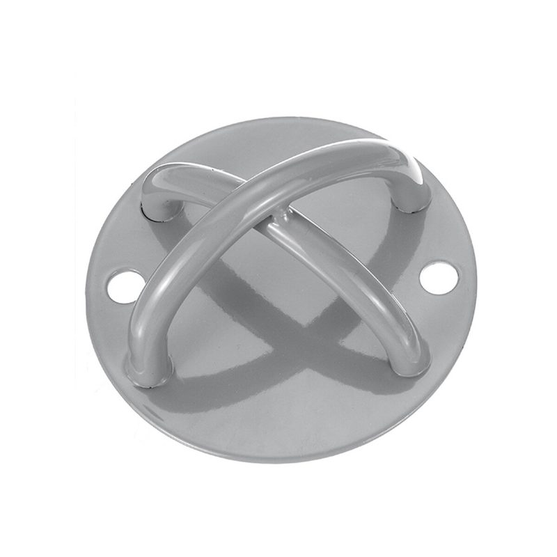 1 Készlet 120 mm-es Vas Légi Jóga Fix Lemezes Akasztó Kampók Csavarok Homokzsákhoz/hintához