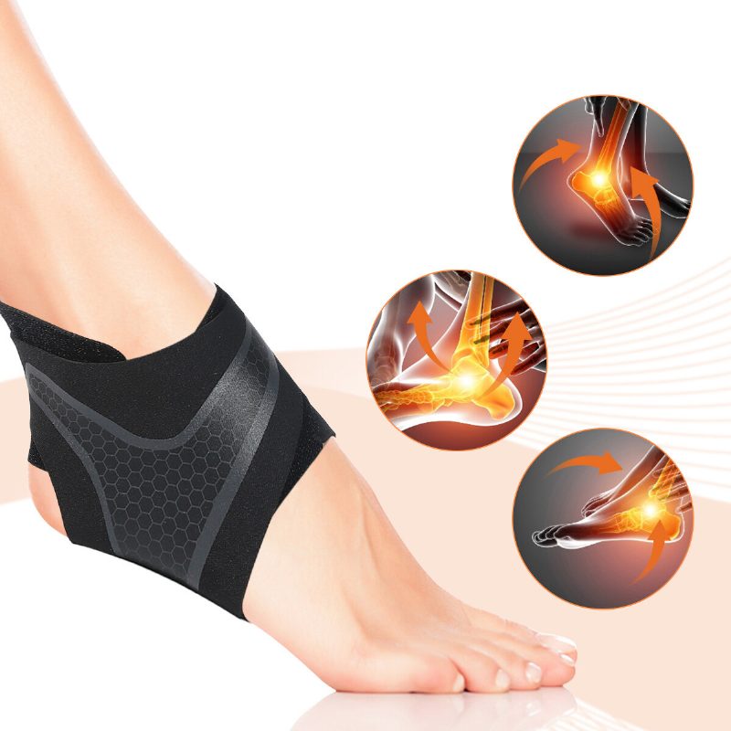 1 Pár Sport Bokamerevítő Bokatámasz Állítható Megelőzhető A Rándulások Sérülései Légáteresztő Lábak Power Protector Fitness
