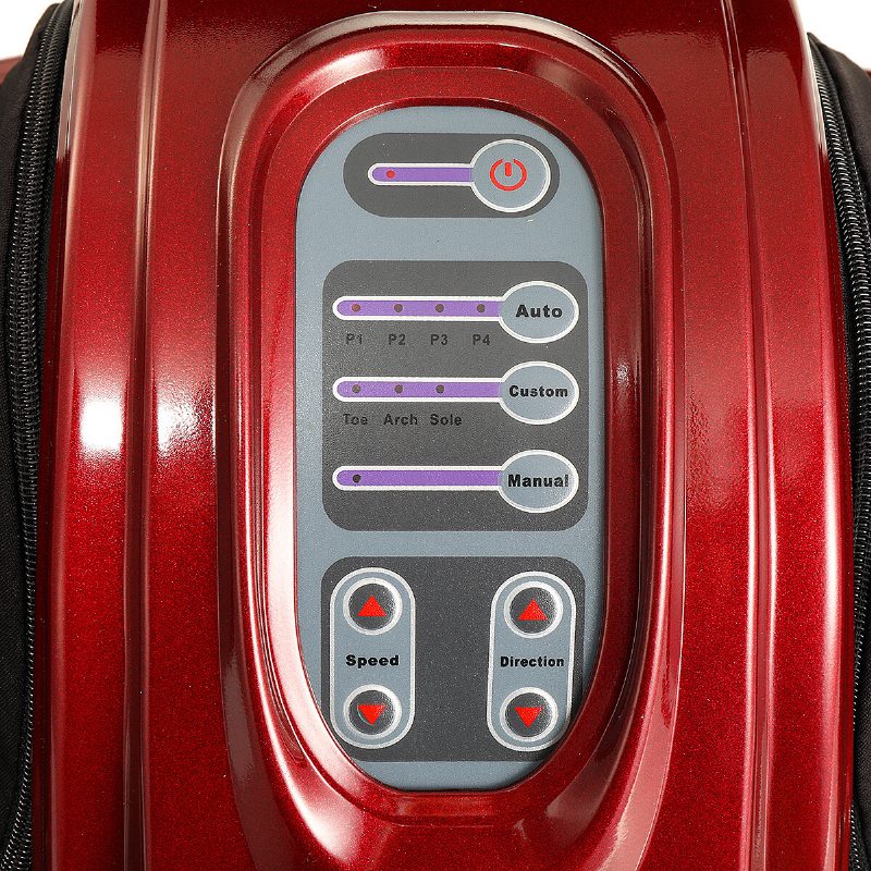 220v Elektromos Fűtés Lábmasszírozó Távirányító Shiatsu Dagasztó Gördülő Vibrációs Gép Vádli Láb Fájdalom Csillapító Eszközök
