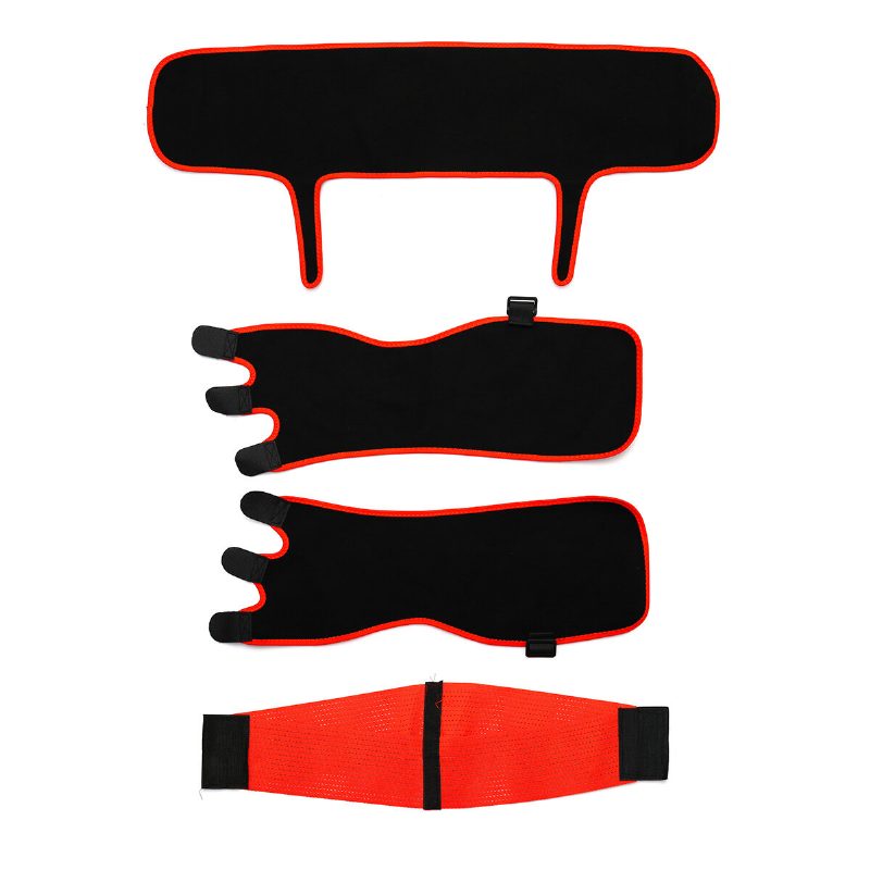3 Az 1-ben Deréktréner Öv Alakformáló Szauna Könyökvédők Derékpánt Fűző Láb Csípő Comb Edző Trimmer Otthoni Fitnesz Eszközök