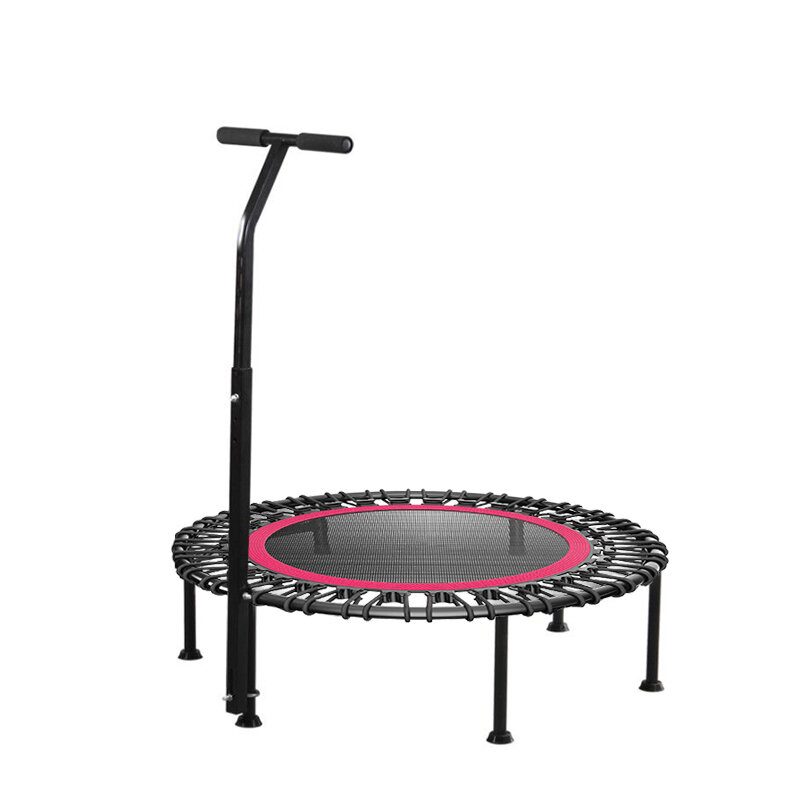40"/50" Fitness Silent Mini Trambulin Állítható Fogantyúval Felnőttek Gyerekek Beltéri Gym Bungee Rebounder Jump Trainer