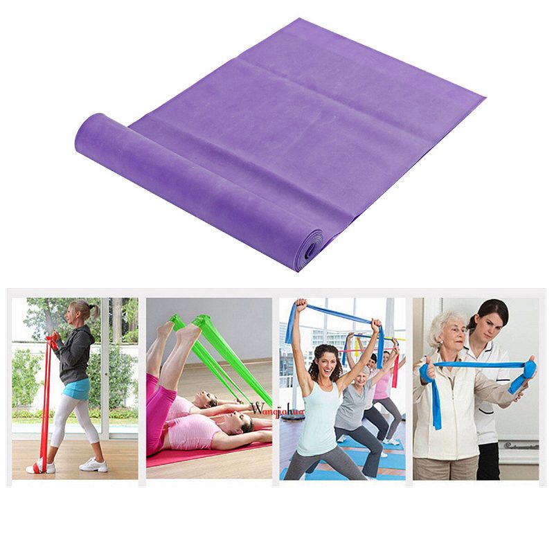 5 Db Mix Ellenállás Bands Pilates Ring Elasztikus Szalag Fitness Jóga Edzőeszközök