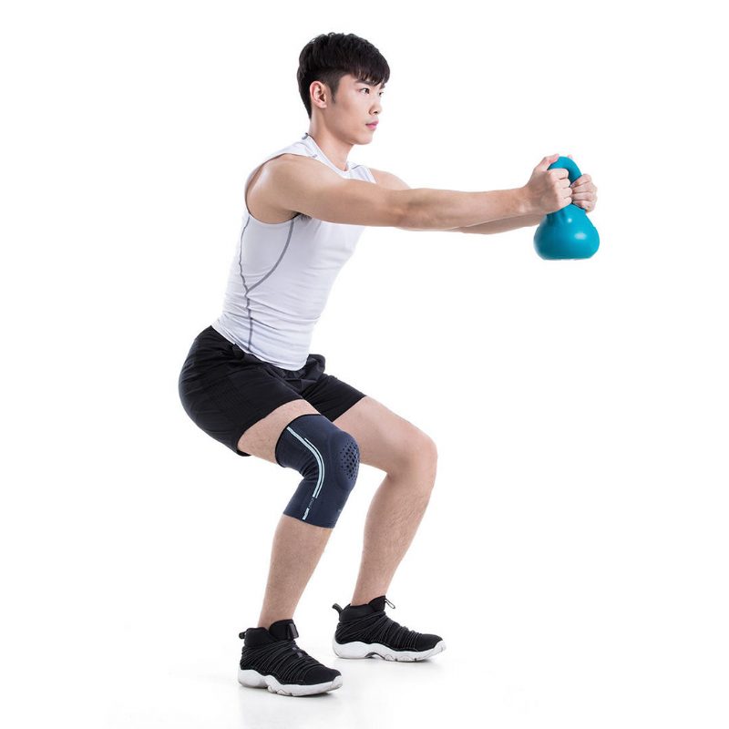 Airpop Sport Térdpárna Légáteresztő Magasan Elasztikus Térdtámasztó Edzés Fitness Védő