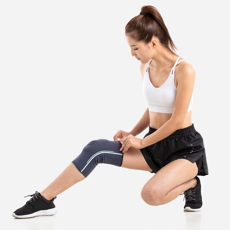 Airpop Sport Térdpárna Légáteresztő Magasan Elasztikus Térdtámasztó Edzés Fitness Védő