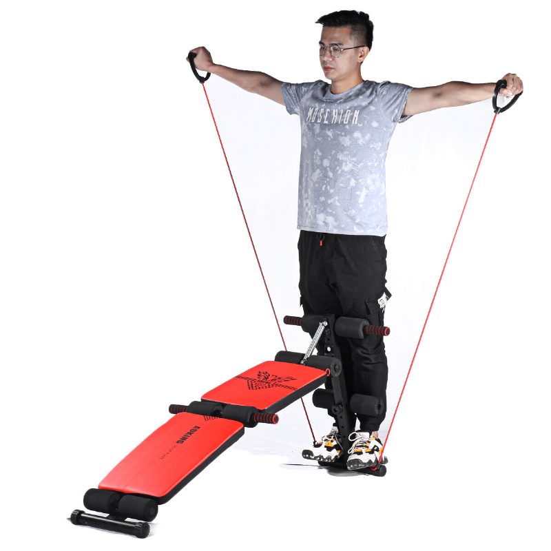 Állítható Felülő Pad Has Gyakorlat Háttámla Fitness Otthoni Edzőterem Edzés Max. Terhelés 300kg