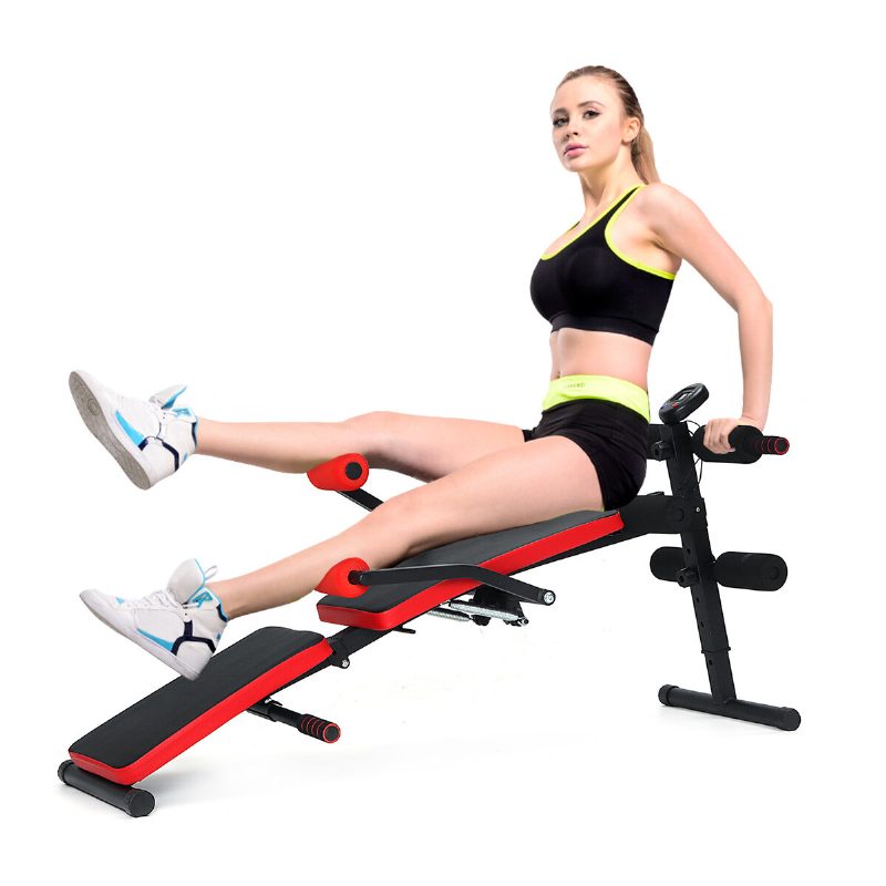 Állítható Összecsukható Felülő Pad Hasizom Edzőgép Súlyzószék Testépítő Edző Fitnesz Felszerelés