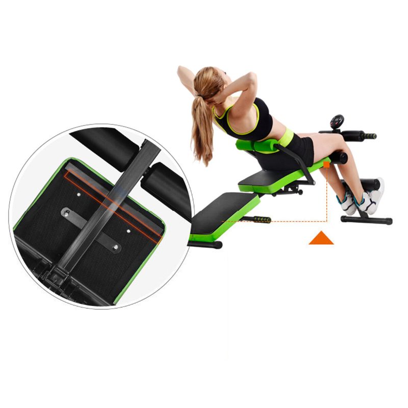 Állítható Összecsukható Felülő Pad Hasizom Edzőgép Súlyzószék Testépítő Edző Fitnesz Felszerelés