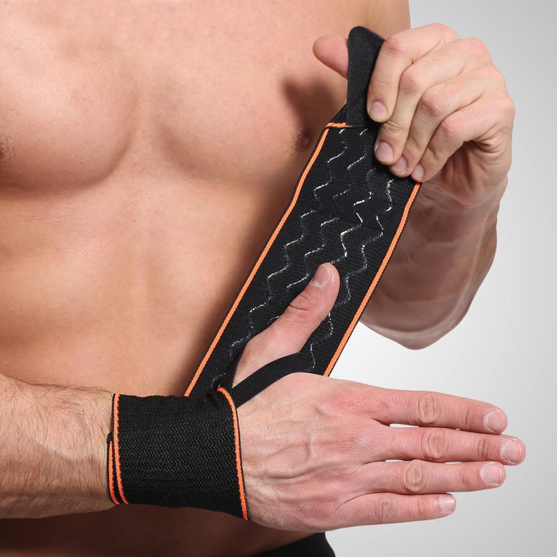 Aolikes 1pair Csúszásmentes Légáteresztő Tekercses Sportmerevítők Fásli Fáradtság Elleni Kompressziós Csuklóvédő Támasz Fitness Védőfelszerelés