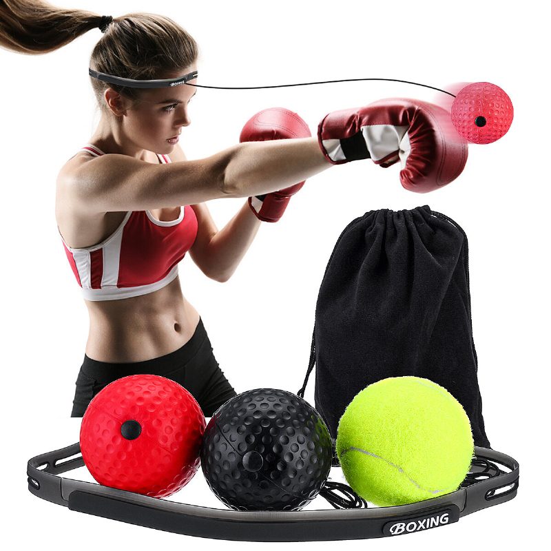 Boksz Edzés Ball Reflex Gyorsasági Gyakorlat Sport Fitness Eszközök