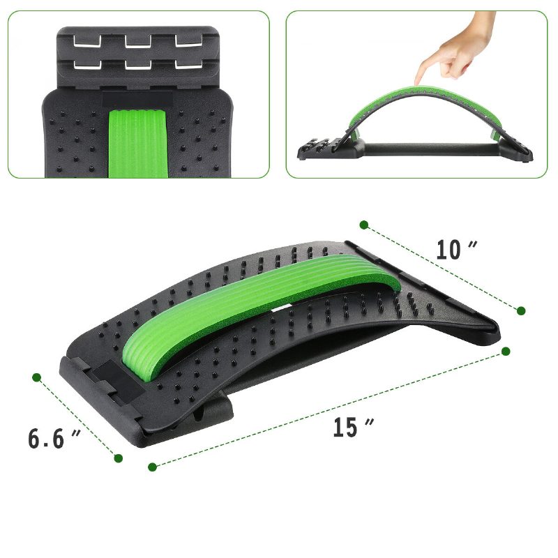 Camtoa Hátmasszírozó Hordágy Derékmasszázs Eszköz Massageador Fitness Deréktámla Relaxáció