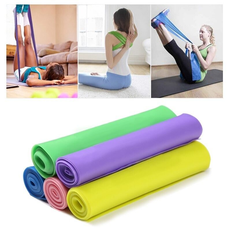 Ellenállási Szalagok Fitness Jóga Pilates Gumi Stretch Pánt