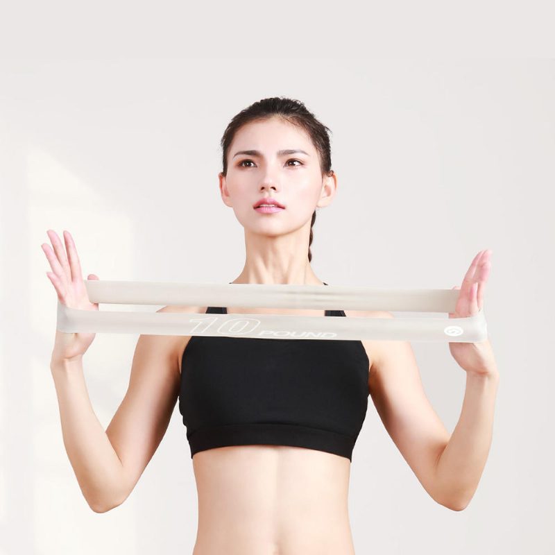 Eredeti Yunmai 10/20/30lb Ellenálláshurok Készletek Jóga Öválló Szalagok Rugalmas Fitnesz Gyakorlatokhoz
