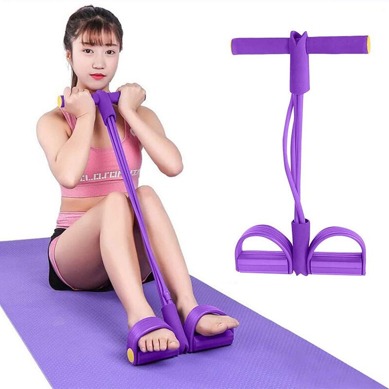Felülő Húzókötél-ellenállás Hurok Gyakorlóeszközök Szíjak Fogantyúval Rugalmas Gumihúzó Fitness Felszerelés Otthoni Edzéshez Nyújtáshoz