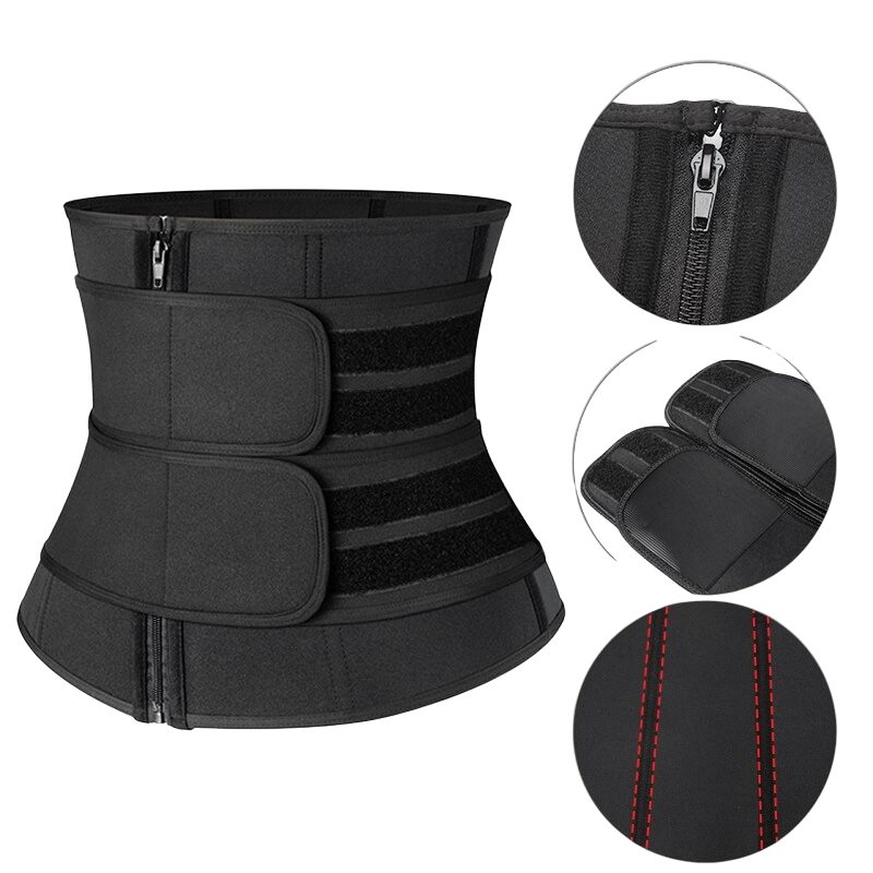 Férfi Waist Trainer Fitness Karcsúsító Öv Szauna Alakformáló Fűző Hasra