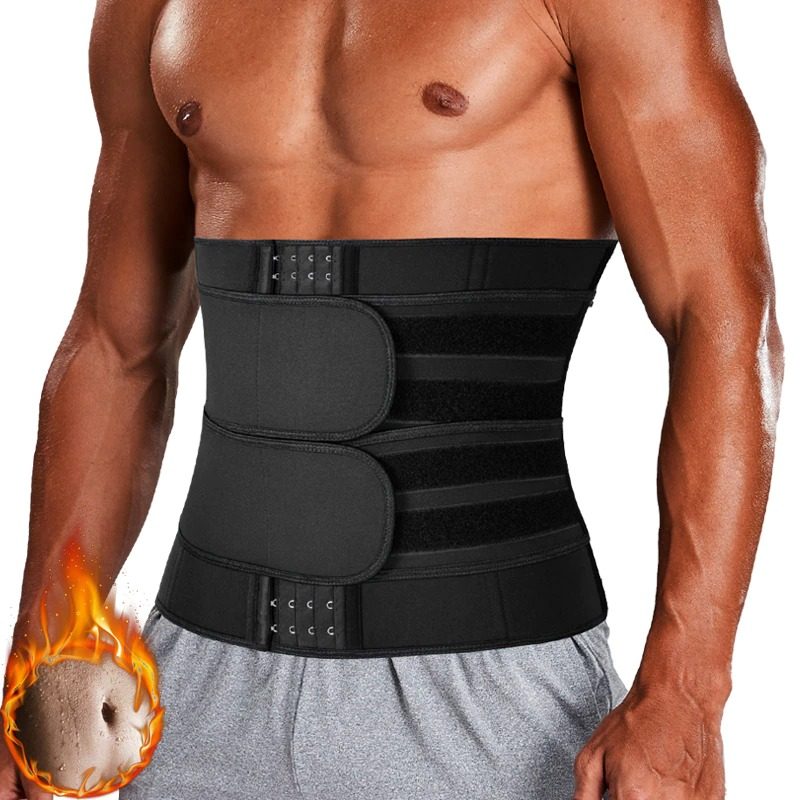 Férfi Waist Trainer Fitness Karcsúsító Öv Szauna Alakformáló Fűző Hasra