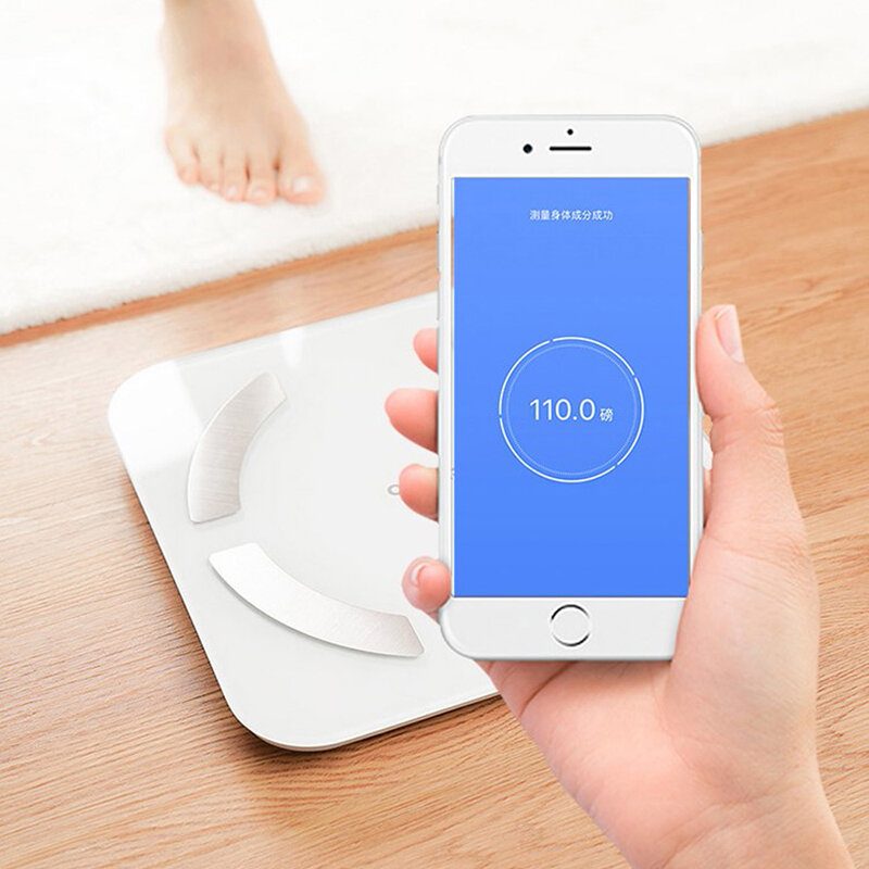 Intelligens Vezeték Nélküli Bluetooth Testzsírmérleg App Analízissel Bmi Súlymérő Digitális Mérleg