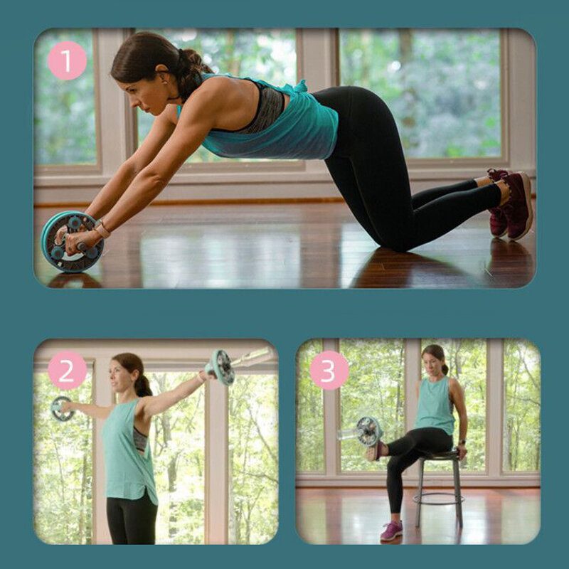 Kaload 14 Az 1-ben Többfunkciós Kombinált Hasi Kerék Kar Derék Lábhoz Tornateremhez Fitneszfelszereléshez Tolóállványhoz Kettlebell