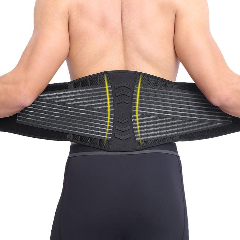 Kaload Nylon Gym Fitness Állítható Súlyemelő Öv Deréktámasz Légáteresztő Edzés Derékrögzítő