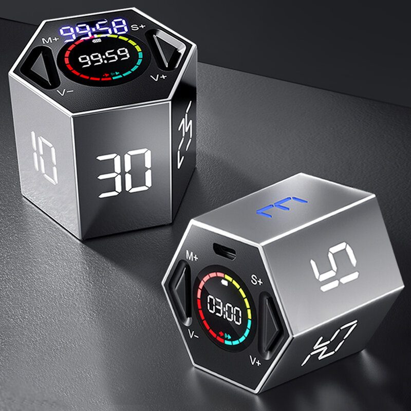 Llano Intelligens Időzítő 6 Módos Lcd Digitális Stopper Többfunkciós Mágneses Elektronikus Visszaszámlálás Fitness Főzés