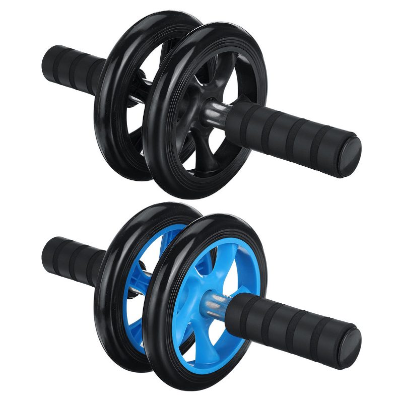 Maxload 20kg Dual Wheels Hasi Kerék Görgő Csúszásmentes Mute Fitness Body Muscle Trainer
