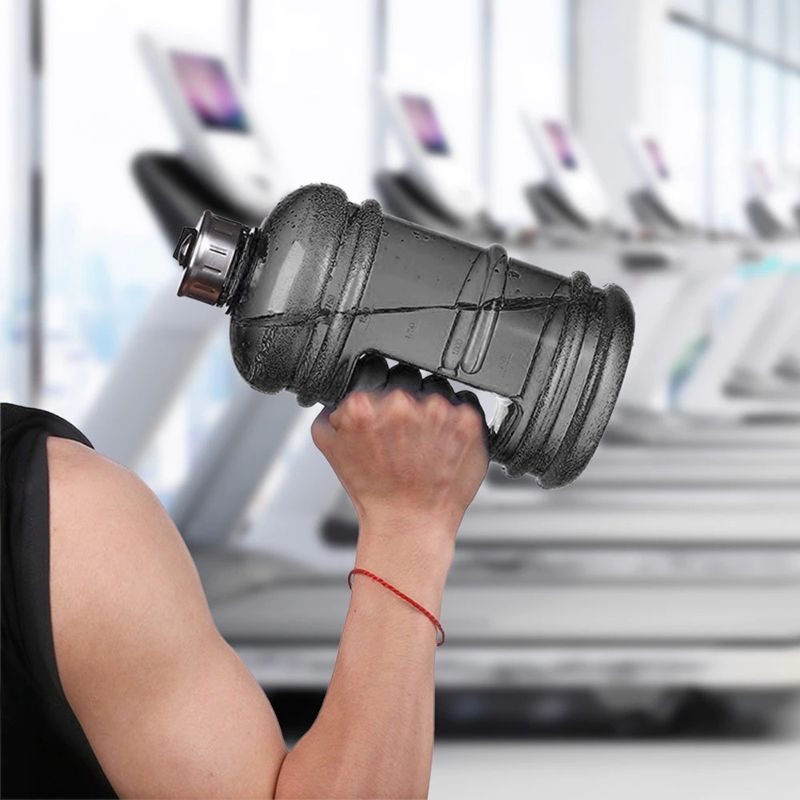 Nagy Űrtartalmú Vizespalack 1l/1.5l/2.2l Shaker Palack Fogantyúval