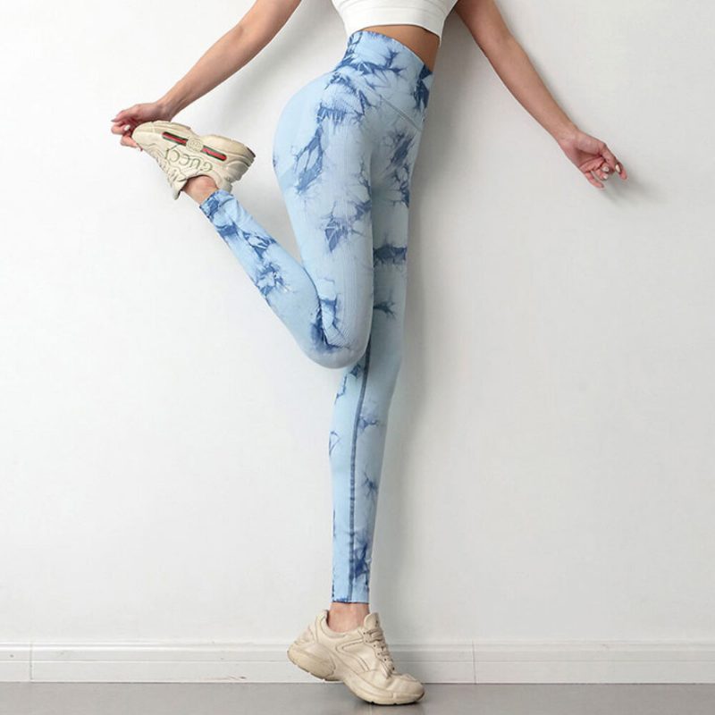 Női Jóga Nadrág Rugalmasság Magas Derék Hosszú Tornanadrág Csípő Push Up Harisnya Fitness Ruházat Női Leggings Sport