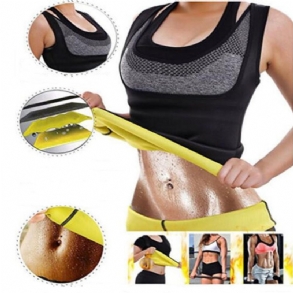 Női Karcsúsító Meleg Izzadság Mellény Body Shaper Control Neoprén Has Zsírégető Formázó Tréningruha
