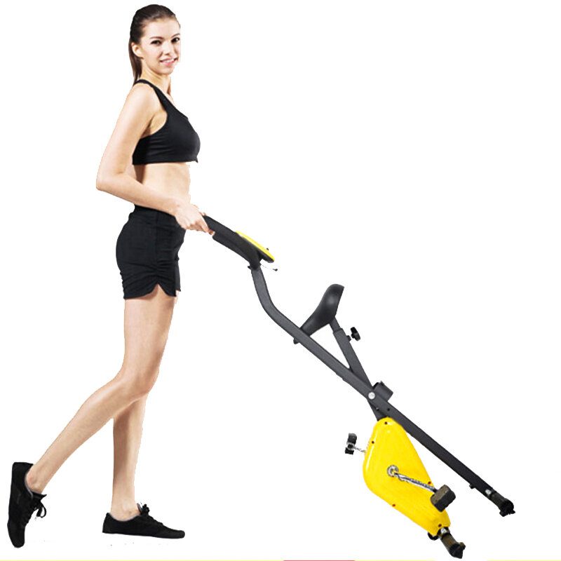 Otthoni Edzőterem Összecsukható Fitnesz Edzőkerékpár Álló Öv Beltéri Kerékpározás Kerékpár Kardió Edzés Felszerelés