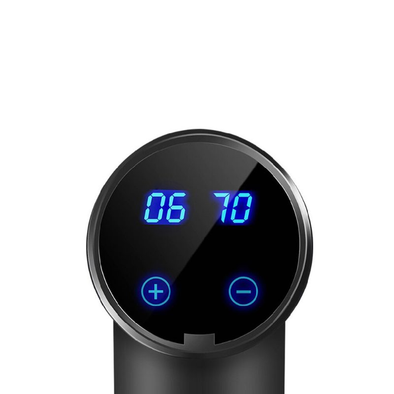 Professzionális 8v 1500mah Lcd Izommasszázs 20 Sebességes 4 Fejes Állítható Elektromos Kézi Hordozható Mélyszöveti Masszírozó