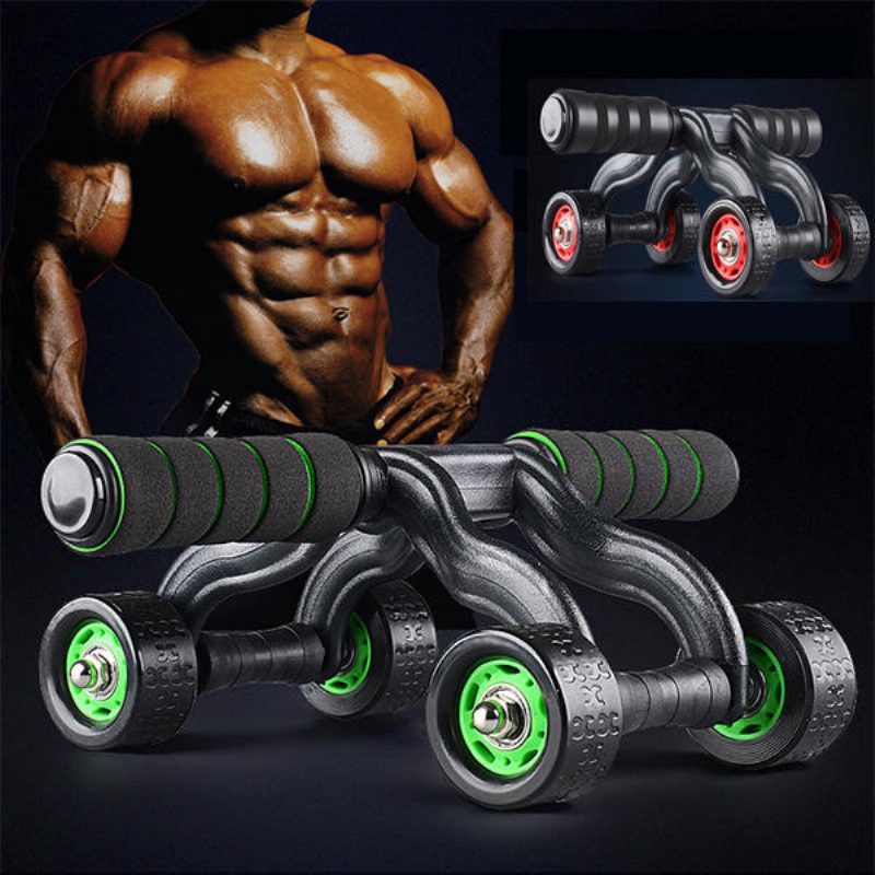Sport Fitness Négykerekű Power Roller Has Edzőkerekek Felszerelés Izomerő Edzés