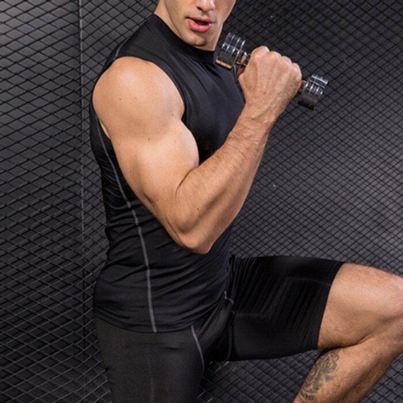 Yuerlian Férfi Edzési Futócipő Elasztán Gyorsan Száradó Rugalmas Izzadságelvezető Edzőtermi Edzés Futóedzés És Fitnesz Sportruházat