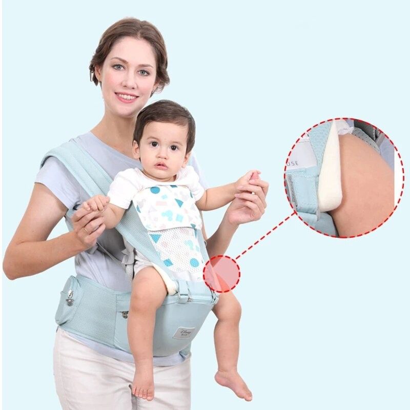 Ergonomikus Babahordozó Csípőülés Babatartó Heveder