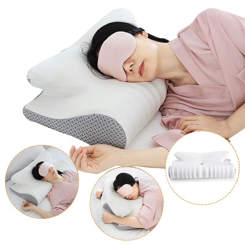 Ortopéd Nyakfájdalom Párna Kontúr Memóriahab Nyaki Ergonomikus